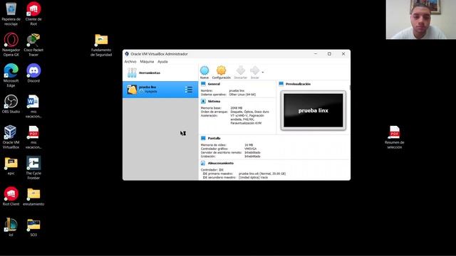 INSTALACIÓN DE UNA IMAGEN ISO DE LINUX MINT EN VIRTUAL VOX. смотреть онлайн