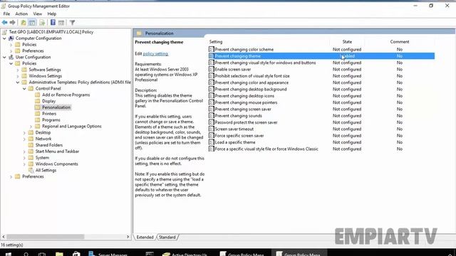 How to Create and Link a Group Policy Object in Windows Server 2016 смотреть онлайн