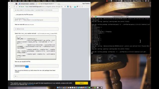 ClamAV and ProFTPd integration смотреть онлайн