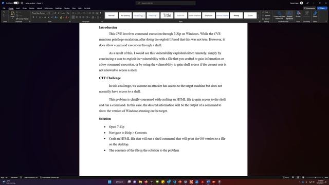CTF Challenge Solution: CVE-2022-29072 смотреть онлайн