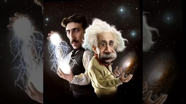 Albert Einstein and Nikola Tesla meme смотреть онлайн