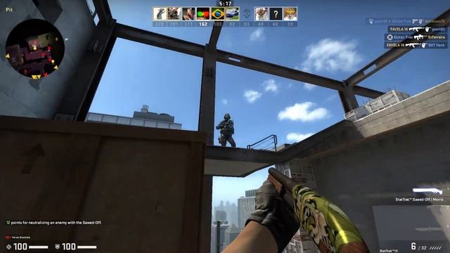CSGO StatTrak™ Sawed-Off Morris Battle Scarred смотреть онлайн