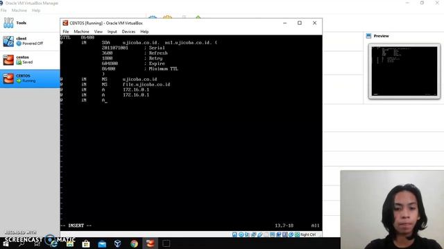 Konfigurasi IP Address, DHCP, Hostname, dan Bind menggunakan CentOS 7 (PART 3) смотреть онлайн
