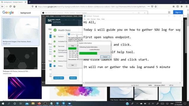 How to gather SDU log from sophos endpoint client смотреть онлайн