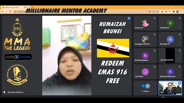 Rumaizah Brunei Redeem Emas 916 Percuma WOW | MMA The Legend 2022