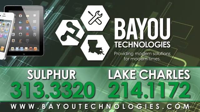 Bayou Technologies - Lake Charles and Sulphur iPhone & iPad Repair Commercial - 15-second spot смотреть онлайн