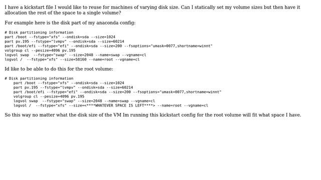 DevOps & SysAdmins: Use a dynamic value in a kickstart file смотреть онлайн