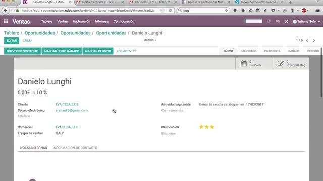 CRM ODOO Error mail client смотреть онлайн