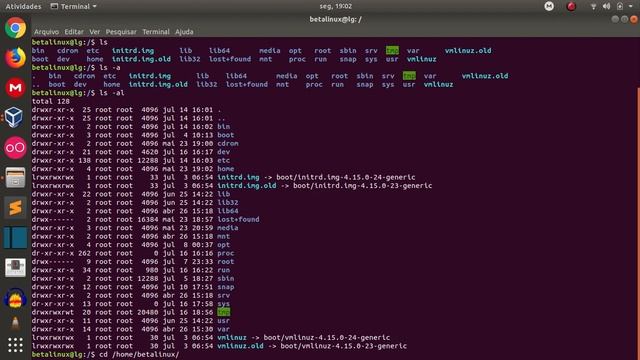 Projeto BetaLinux - Sistema Operacional Ubuntu - Comandos Básicos do Linux смотреть онлайн