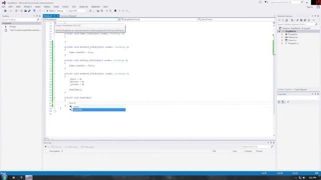 How To Create a simple stopwatch timer in c# смотреть онлайн