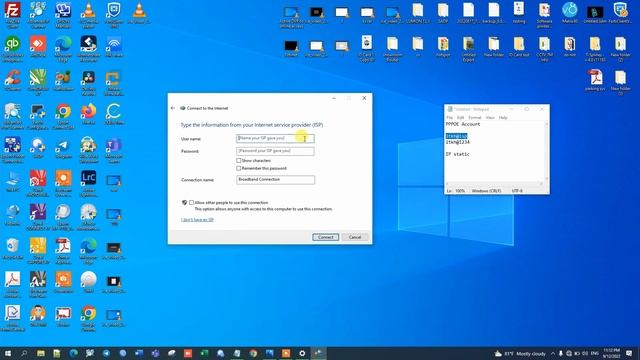 Setup PPPOE on laptop | Test speed directly ONU смотреть онлайн