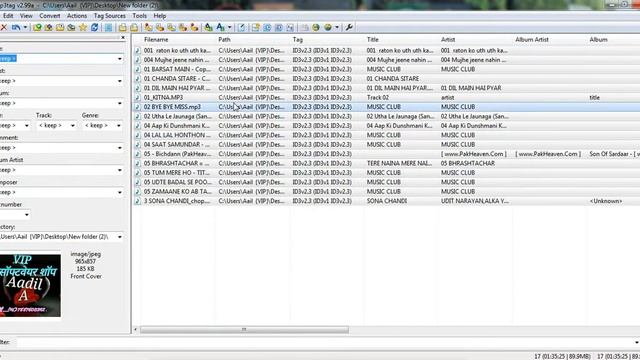 How to Change your picture in Mp3 Songs by Mp3 Tag software in pc in mobael '100% смотреть онлайн