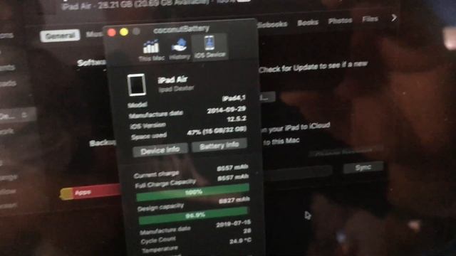 Ipad air 1 battery I bought off ebay $15. After 1 year still at 96% design capacity. Surprised! смотреть онлайн