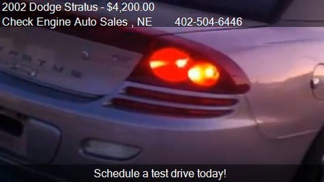 2002 Dodge Stratus SE - for sale in Bellevue, NE 68005 смотреть онлайн