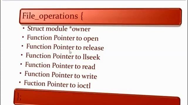 Linux Device Drivers File Structure, File Operations and Inode Strucutre смотреть онлайн