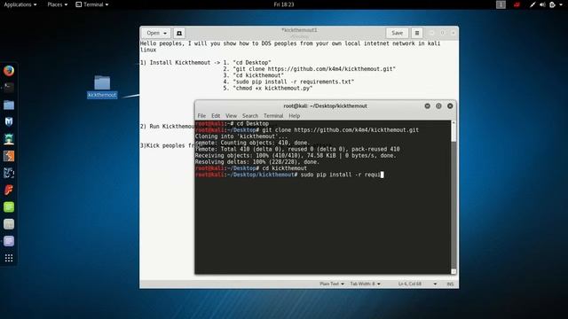 Kick local network in Kali Linux смотреть онлайн