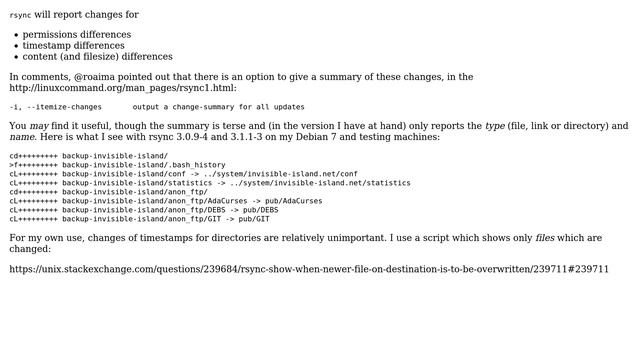 rsync claims different files, but diff does not? (3 Solutions!!) смотреть онлайн