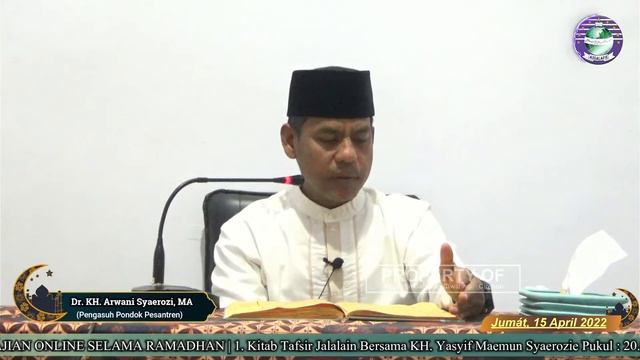 Pengajian Pasaran Ramadhan. Hari Ke-12: Kitab Lubbul Ushul, Bersama Dr. KH. Arwani Syaerozie, Lc, M смотреть онлайн