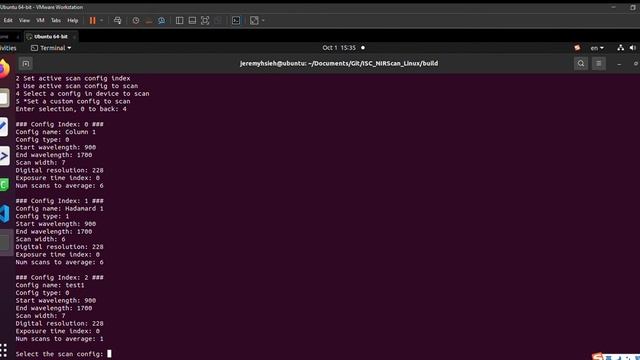 ISC NIRScan Linux SDK Demo смотреть онлайн
