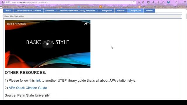 UTEP Library basics смотреть онлайн