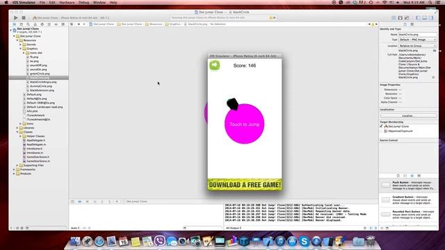 Dot Jump! For iOS - Source Code For Sale смотреть онлайн