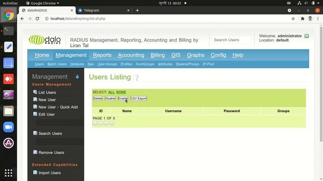 INSTALL FREE RADIUS MULTIPLE PROTOCAL POLICY SERVER AND DALO RADIUS смотреть онлайн