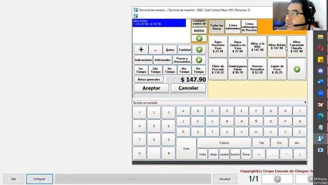 Configuración de comandas en pantalla e impresión de tickets смотреть онлайн
