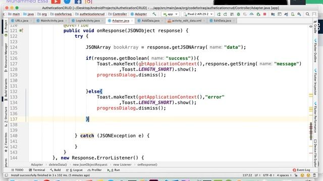 23 Android Java API Full Project RecyclerView Delete data смотреть онлайн