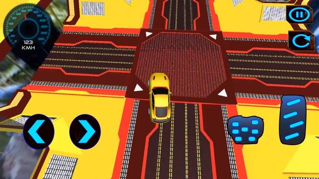 Vertical Ramp Car Driving Mega Ramp Stunts Race - Gameplay Android game - car racing games смотреть онлайн