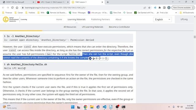 LPIC-1 Exam 1: 104.5 Lesson 1: Part 1 смотреть онлайн