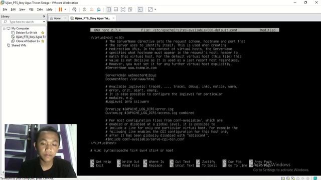 Instalasi dan Konfigurasi Web Server (Apache) di debian 9 смотреть онлайн