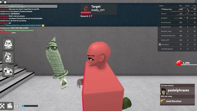 I GOT THE ADMIN KNIFE ON KAT!! смотреть онлайн