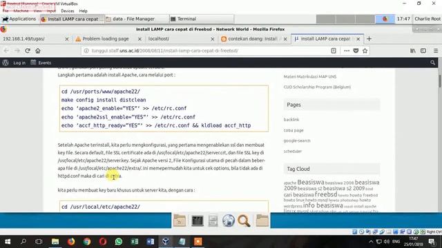install web server di freebsd смотреть онлайн