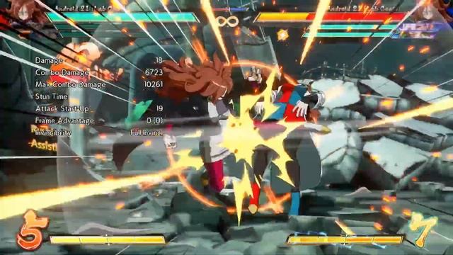 DBFZ - Android 21 (Lab Coat) 0 Bar TOD Combo смотреть онлайн