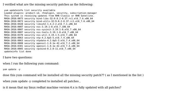 linux + yum update - what this command covers? смотреть онлайн