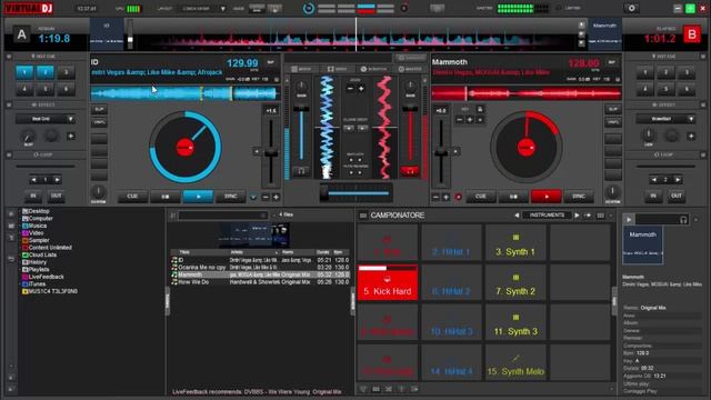 Test Beat Grid and Istruments Virtual DJ смотреть онлайн