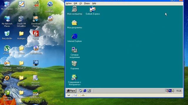 Windows 98 in virtual machine смотреть онлайн