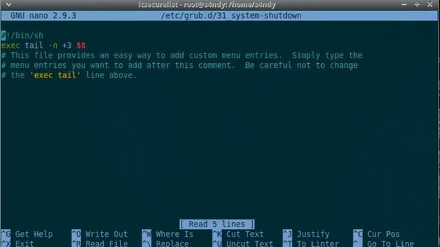 How to Add a Shutdown Menu in GRUB2 For Kali Linux смотреть онлайн
