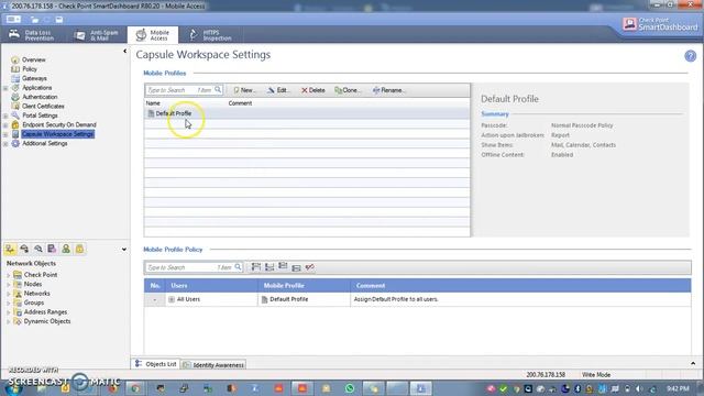 Fast Track - Check Point Mobile Capsule Workspace con Active Directory смотреть онлайн