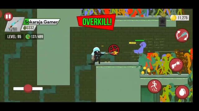 Zombie Rats!! Chapter 6 level 94-95 Stickman Zombie Shooter android game смотреть онлайн