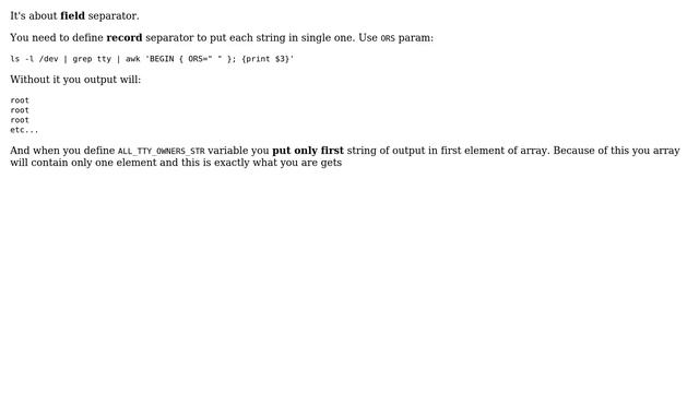 Unix & Linux: Cannot parse space-separated output of awk (4 Solutions!!) смотреть онлайн