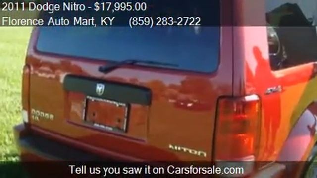 2011 Dodge Nitro Heat 4x4 4dr SUV for sale in Florence, KY 4 смотреть онлайн