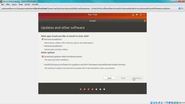 สอนติดตั้ง Ubuntu desktop 18.04 смотреть онлайн