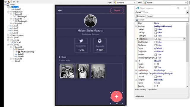 Floating Action Button no Delphi / Firemonkey смотреть онлайн