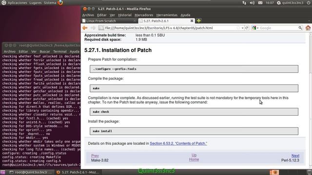 [LFS v. 6.8] - [Parte #29] - [00:01:27] - Patch v. 2.6.1 смотреть онлайн