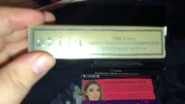 exteriorglam X tarte lashes set MAC Power eye kohl feline .050z and stila glitter N glow eyeshadow смотреть онлайн