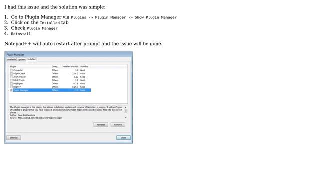 Unix & Linux: Notepad++ Installation Error: Installation of plugin failed (7 Solutions!!) смотреть онлайн