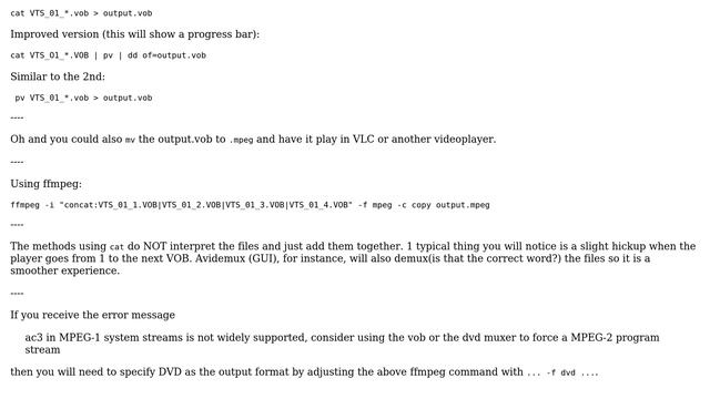Ubuntu: Merge video files via command line? (4 Solutions!!) смотреть онлайн