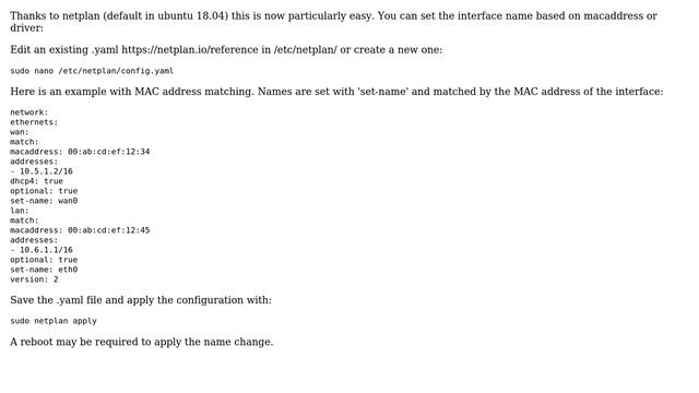 DevOps & SysAdmins: Persistently rename a Linux network interface without Udev / Reboot смотреть онлайн
