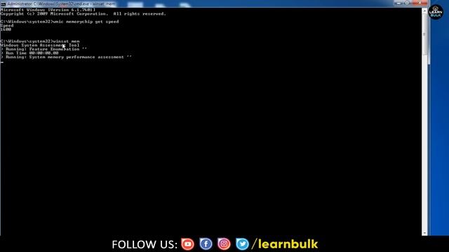 CMD : Speed Test RAM on Windows 11/10 | Ram Kaise test speed check karen | Learn Bulk смотреть онлайн